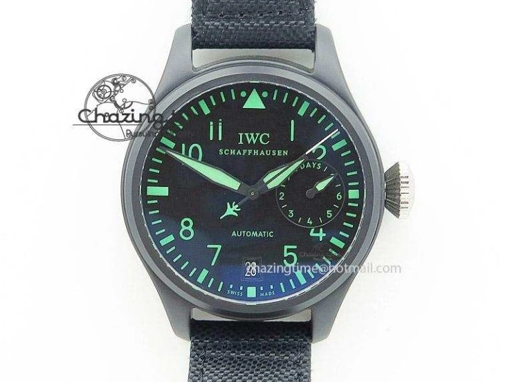 MIROTIME 0517 Mark XVIII IW327002 SS Mk Maker Best Edition White Dial On Black Leather Strap A SunProtective 7298